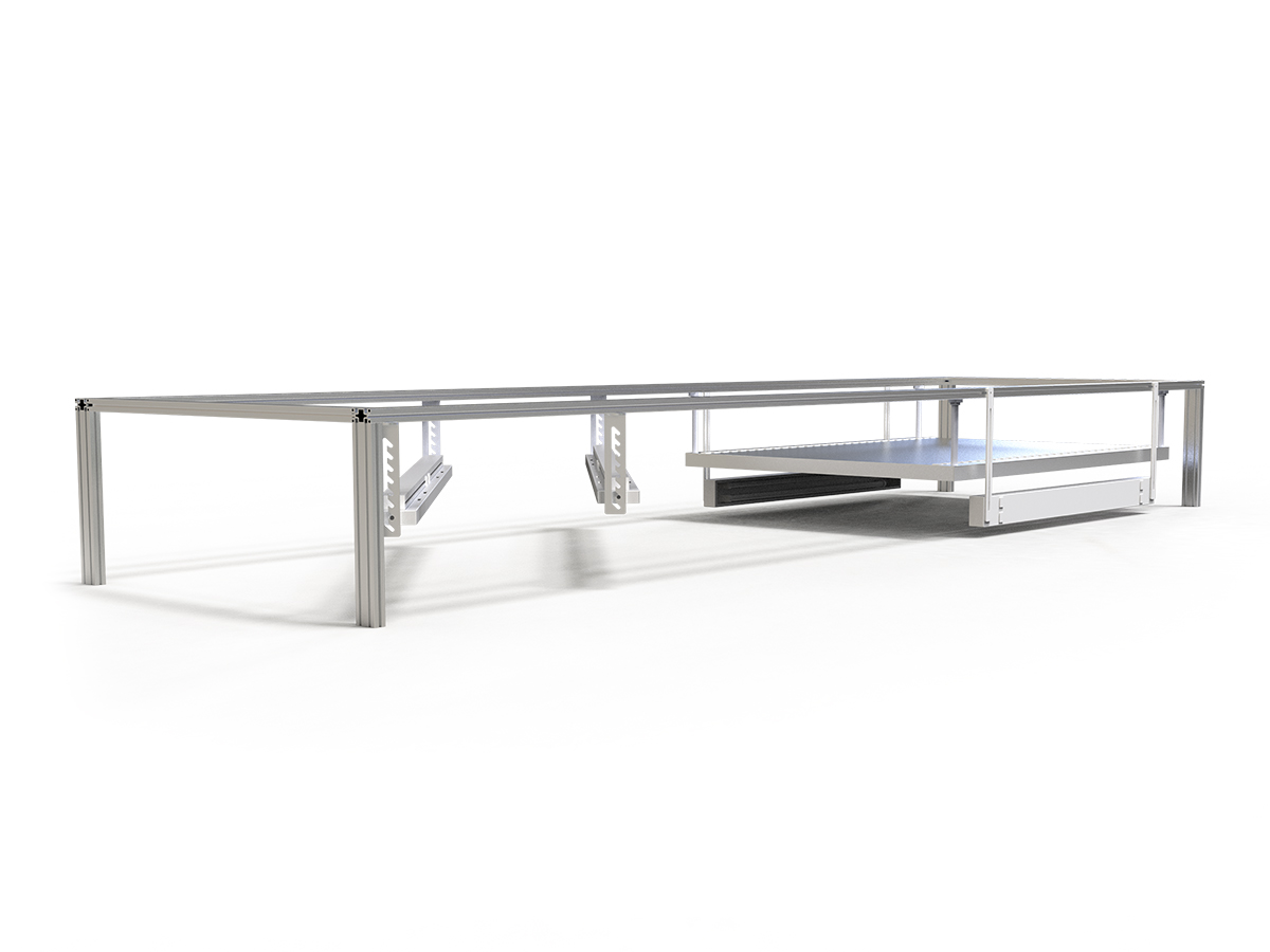 Attrezzature per l'installazione di linee flatbed
